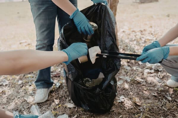 Picking Up Litter